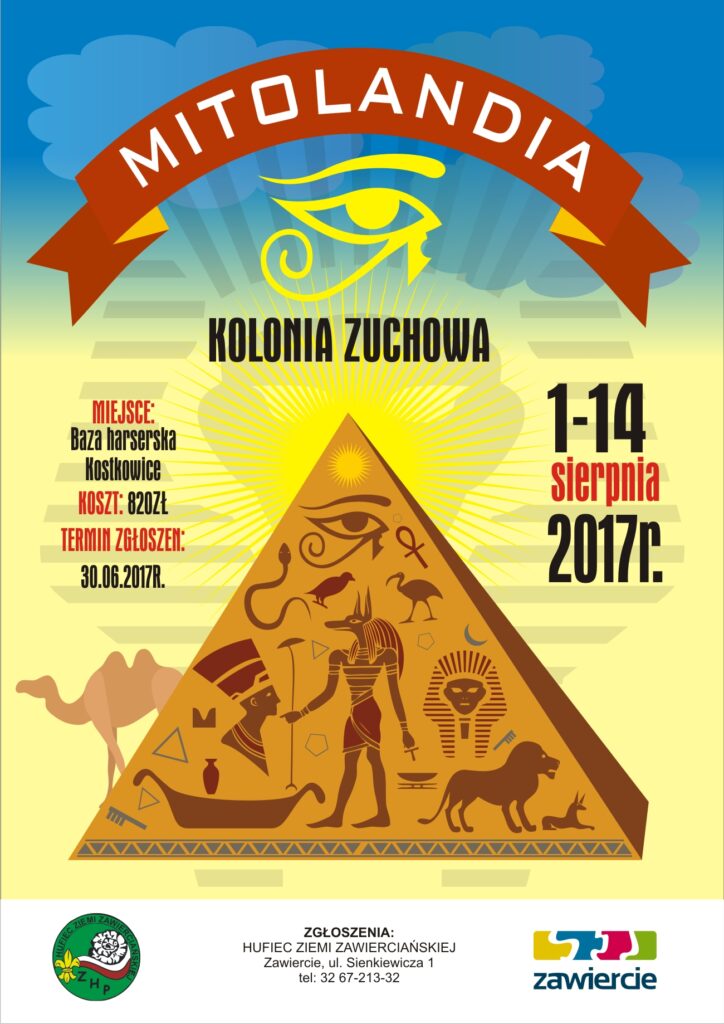 plakat kolonie zuchowe 2017